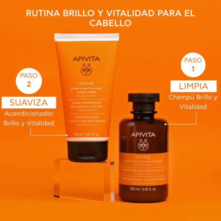 Acondicionador Brillo y Vitalidad con Miel y Naranja