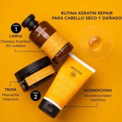 Acondicionador Keratin Repair Nutritivo y Reparador Cabello Seco y Dañado