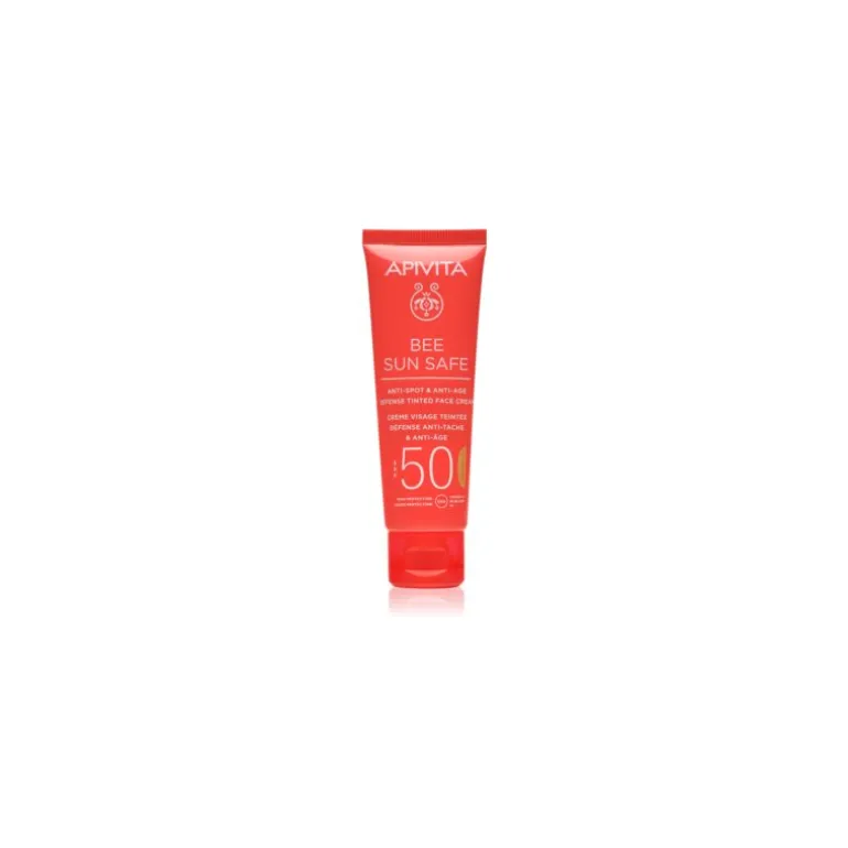 BEE SUN SAFE CREMA ANTIEDAD & ANTIMANCHAS SPF50 CON COLOR 50ML