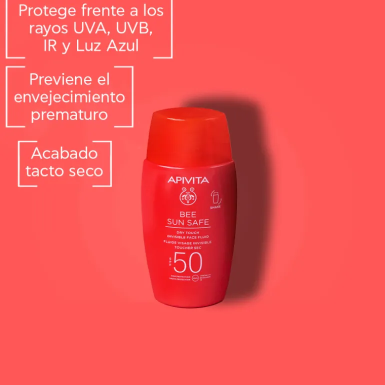 Bee Sun Safe Fluido Facial Invisible Toque Seco Spf 50