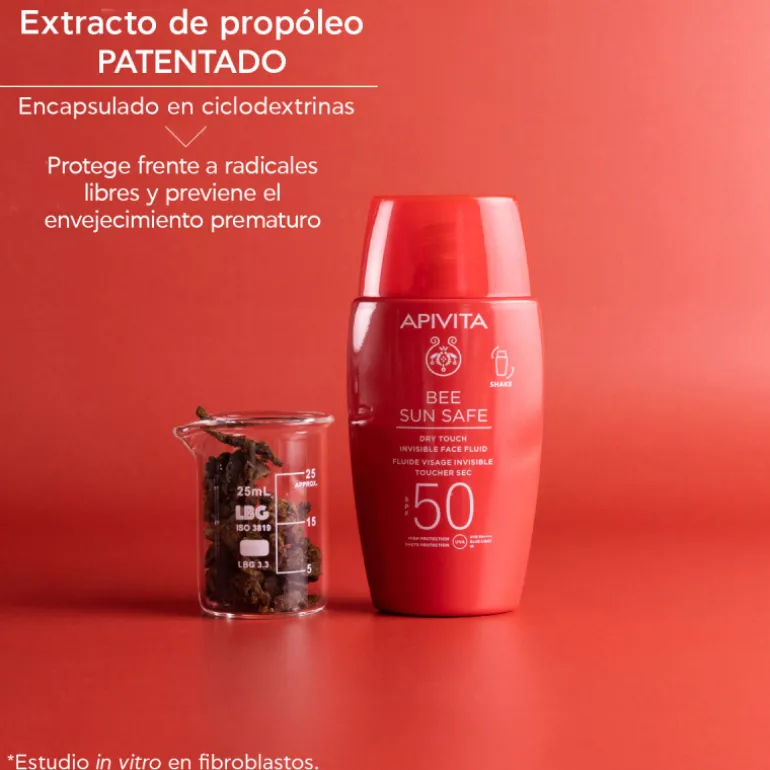 Bee Sun Safe Fluido Facial Invisible Toque Seco Spf 50