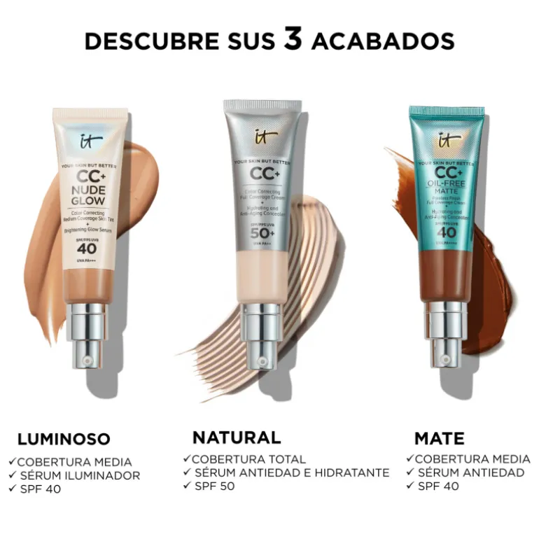 CC+ NUDE GLOW BASE DE MAQUILLAJE CON SPF 40+