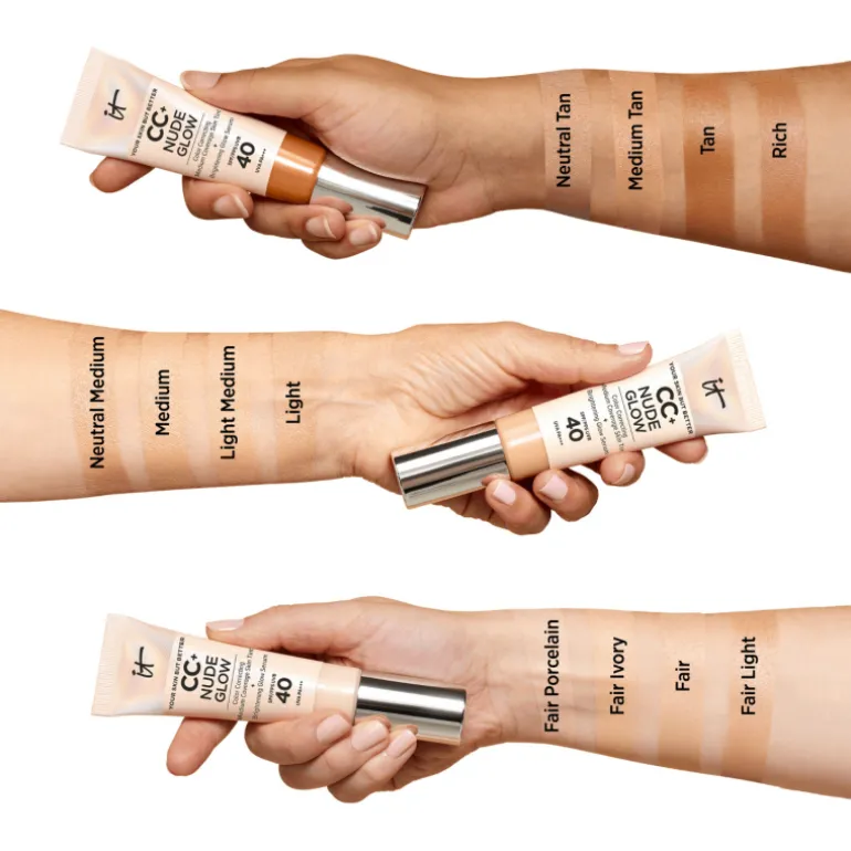 CC+ NUDE GLOW BASE DE MAQUILLAJE CON SPF 40+