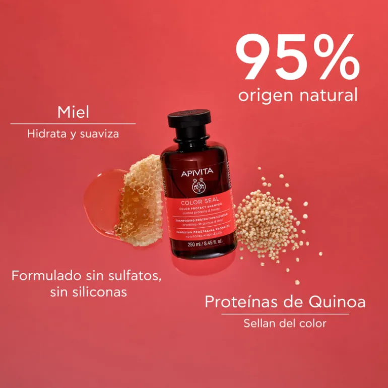 Champú Sellador del Color con Quinoa y Miel