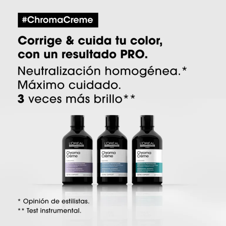 CHROMA CRÈME CHAMPÚ NEUTRALIZANTE DE TONOS ANARANJADOS