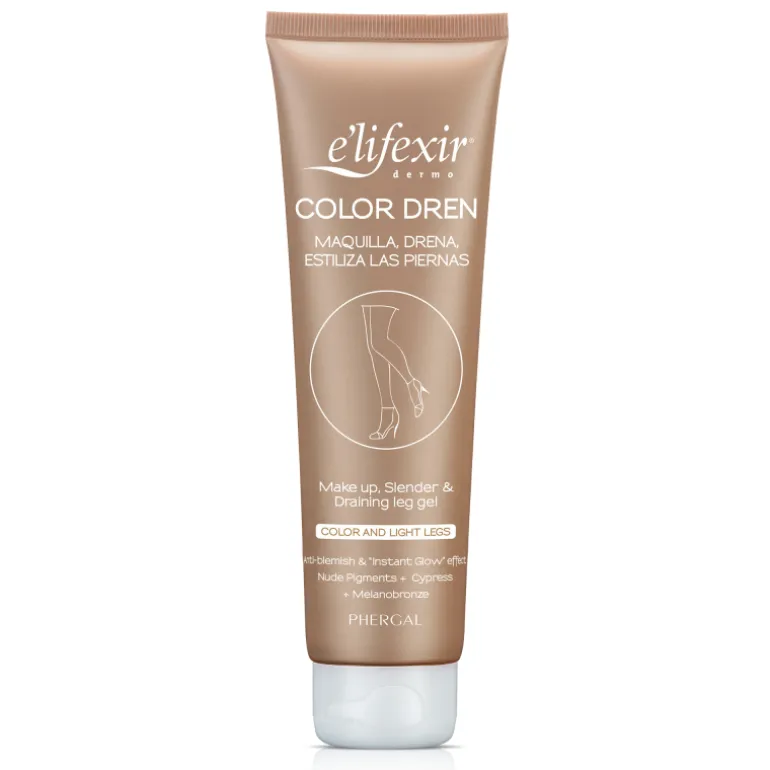 Color Dren Crema Maquillaje para Piernas Drenante Estiliza