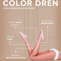Color Dren Crema Maquillaje para Piernas Drenante Estiliza