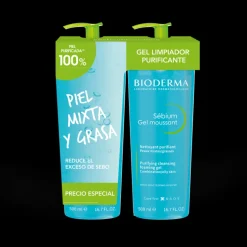 DUPLO SÉBIUM GEL MOUSSANT 500ML X 2