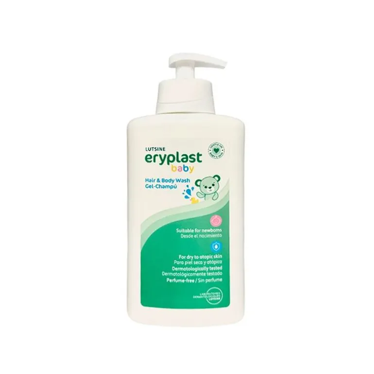 Eryplast Baby Gel - Champú para Piel de Bebé Secas y Atópicas