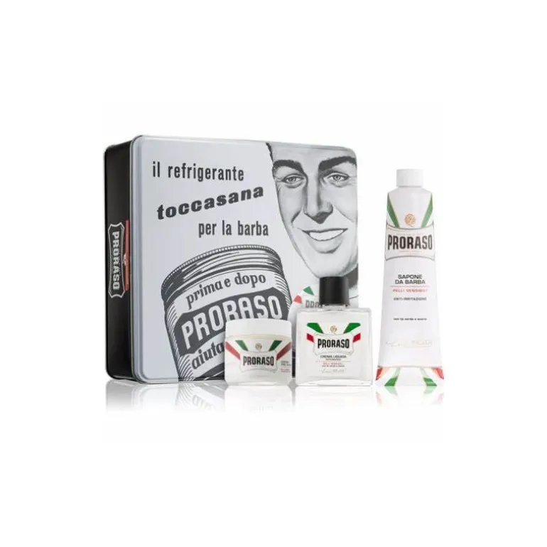 ESTUCHE VINTAGE CAJA LINEA BLANCA PIELES SENSIBLE