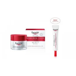 EUCERIN PACK HYALURON-FILLER +VOLUME PIEL SECA + REGALO CONTORNO DE OJOS 15ML