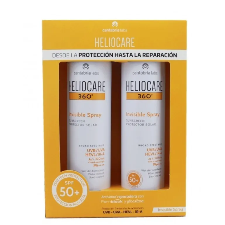 HELIOCARE 360º DUPLO SPRAY INVISIBLE SPF50+ 200ML + 200 ML