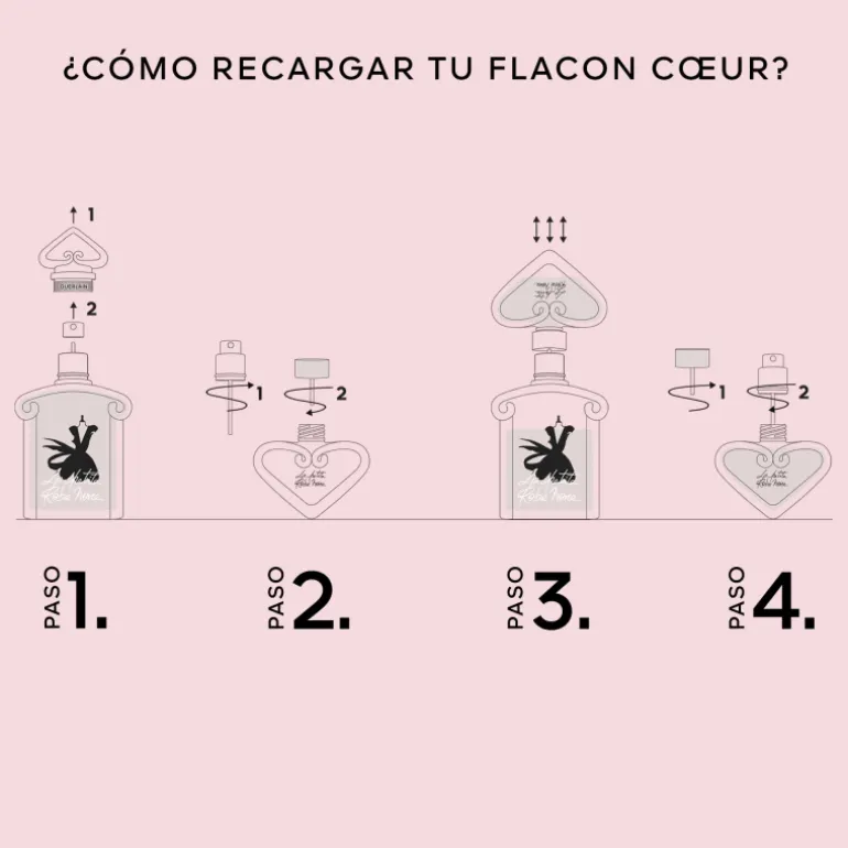 La Petite Robe Noire Le Flacon Coeur Eau de Parfum Recargable