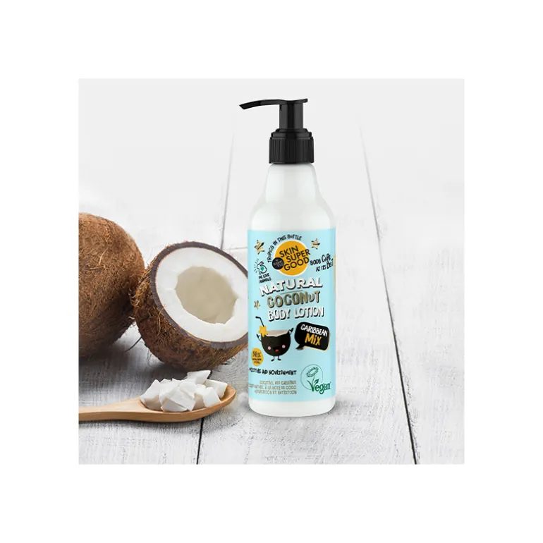 Loción Corporal Natural de Coco Caribbean Mix