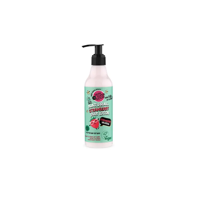 Loción Corporal Natural de Fresa Strawberry Vacation
