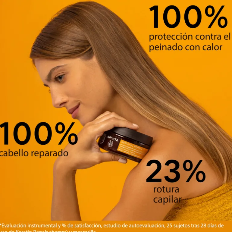 Mascarilla Keratin Repair Nutritiva y Reparadora para Cabello Seco y Dañado