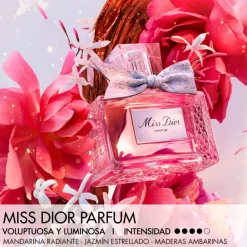 MISS DIOR PARFUMNotas florales, afrutadas y amaderadas intensas
