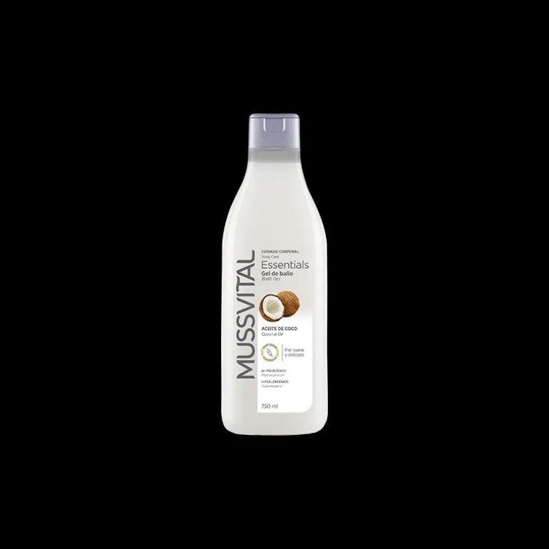 MUSSVITAL ESSENTIAL GEL BAÑO ACEITE DE COCO 750ML