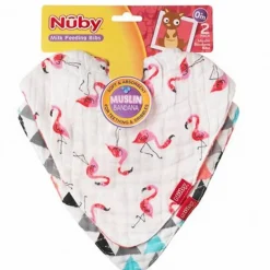 PACK 2 BANDANAS  REVERSIBLES MUSELINA NUBY