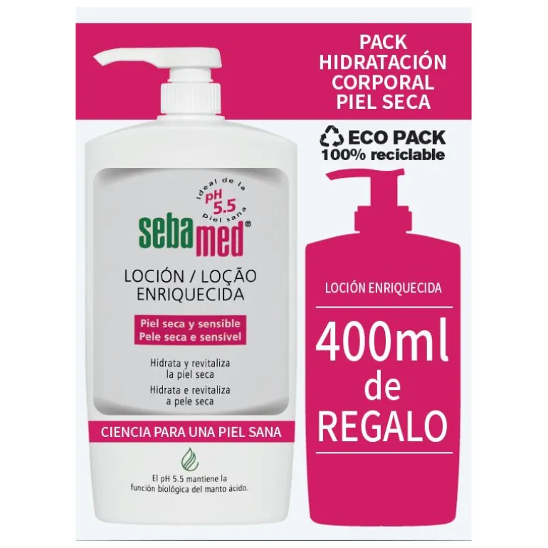 PACK LOCIÓN ENRIQUECIDA 1L + REGALO 400ML