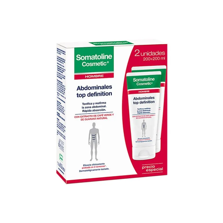 PACK SOMATOLINE MAN ABDOMINALES 2X200ML