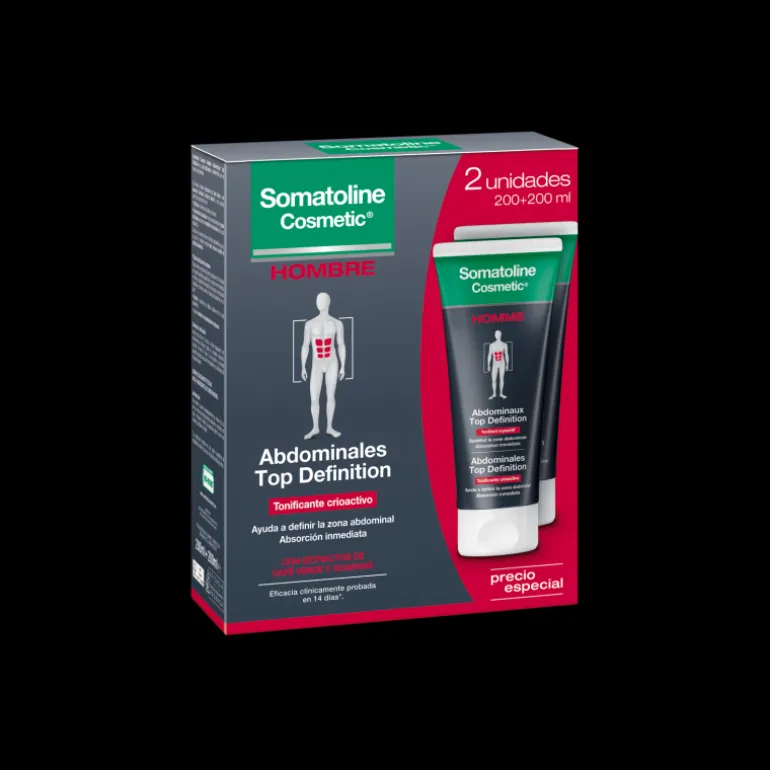 PACK SOMATOLINE MAN ABDOMINALES 2X200ML