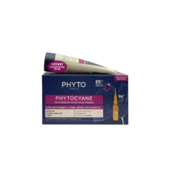 PHYTO PARIS PHYTOCYANE TRATAMIENTO ANTICAÍDA MUJER + CHAMPÚ REGALO