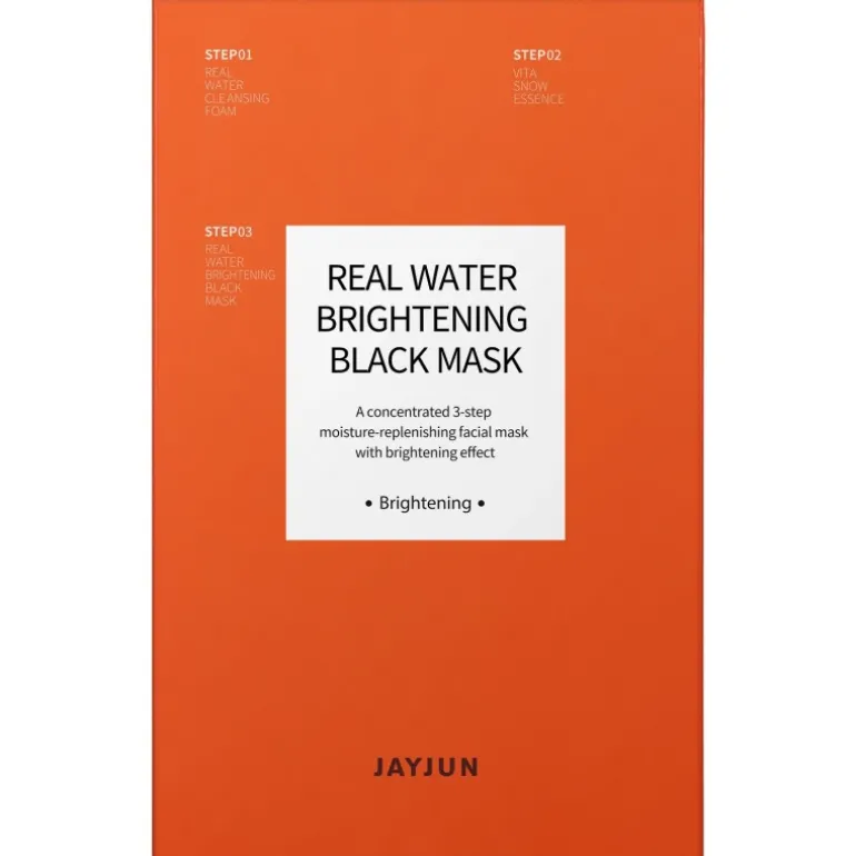 REAL WATER BRIGHTENING BLACK MASK