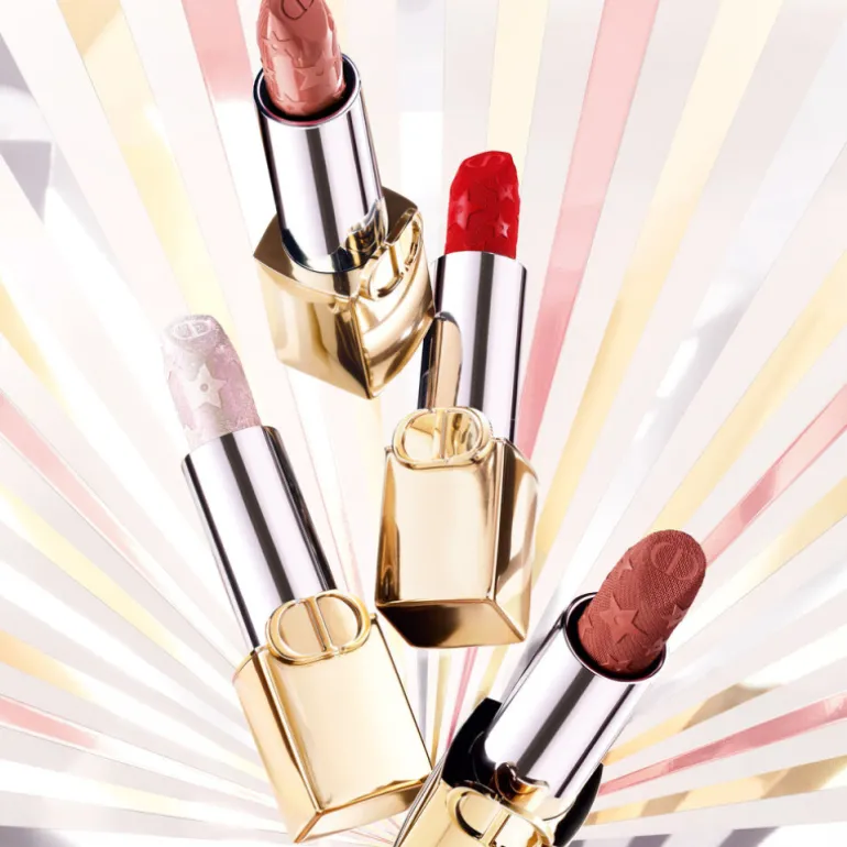 ROUGE DIOR - EDICIÓN LIMITADABarra de labios couture - estuche dorado y barra grabada