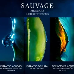 SAUVAGE KIT RITUAL DE TRATAMIENTOLimpiador, loción y sérum con el poder del cactus