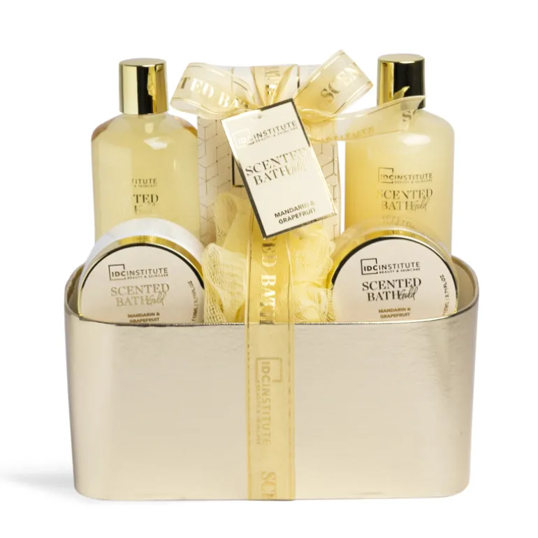 Scented Bath Gold Basket
