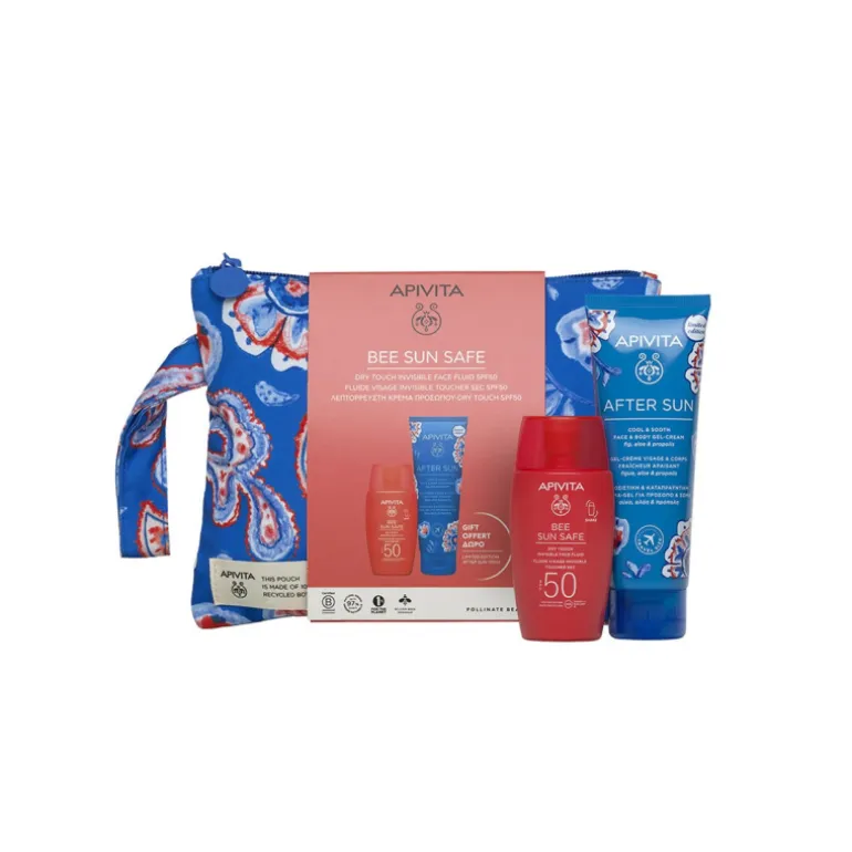 SET BEE SUN SAFE FLUIDO FACIAL TOQUE SECO SPF50+ AFTER SUN DE REGALO