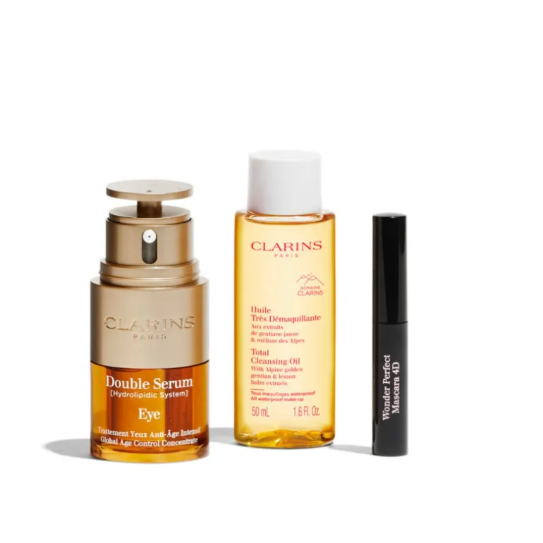 SET CLARINS DOUBLE SERUM OJOS