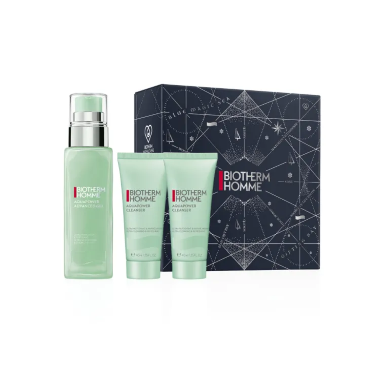 Set de Navidad Homme Aquapower Gel
