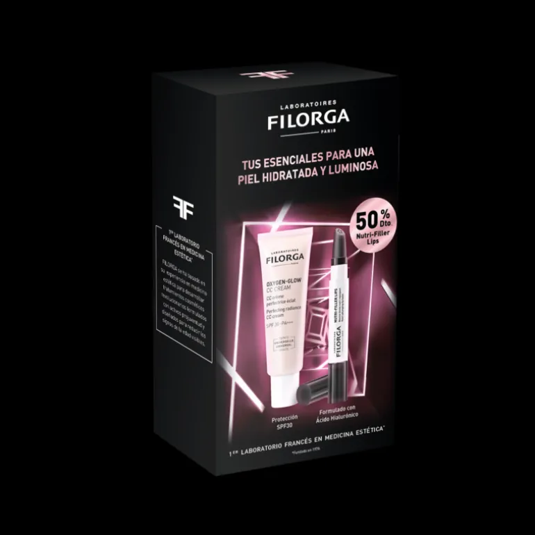 SET DUO OXIGEN-GLOW CC CREMA SPF30 + NUTRI-FILLER LIPS