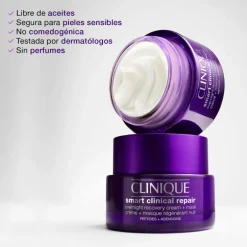 Smart Clinical Repair Crema de Recuperación Nocturna y Mascarilla