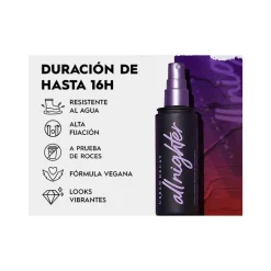 URBAN DECAY ALL NIGHTER SETTING SPRAY FIJADOR DE MAQUILLAJE 118ML