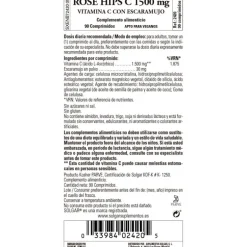 VITAMINA C 1500 MG CON ROSE HIPS 90 COMPRIMIDOS
